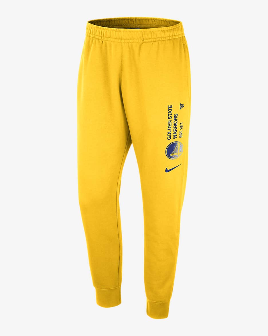 Nike sweatpants yellow sale